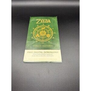 Zelda Hyrule Historia Wii U Download Code Card Insert Nintendo Authentic